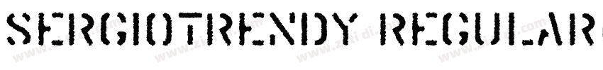 SergioTrendy Regular字体转换